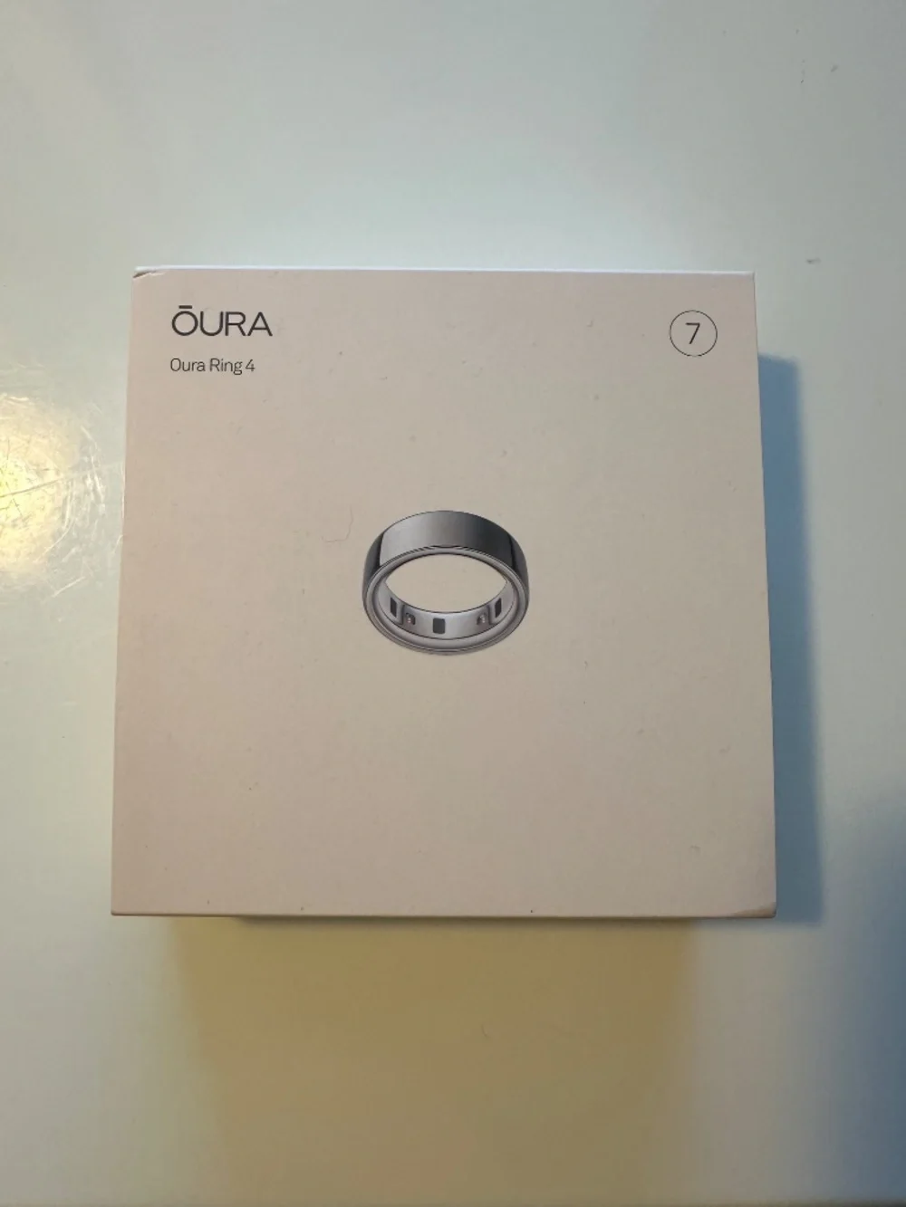 Brand New, Unopened Oura Ring 4, Silver, Size 7